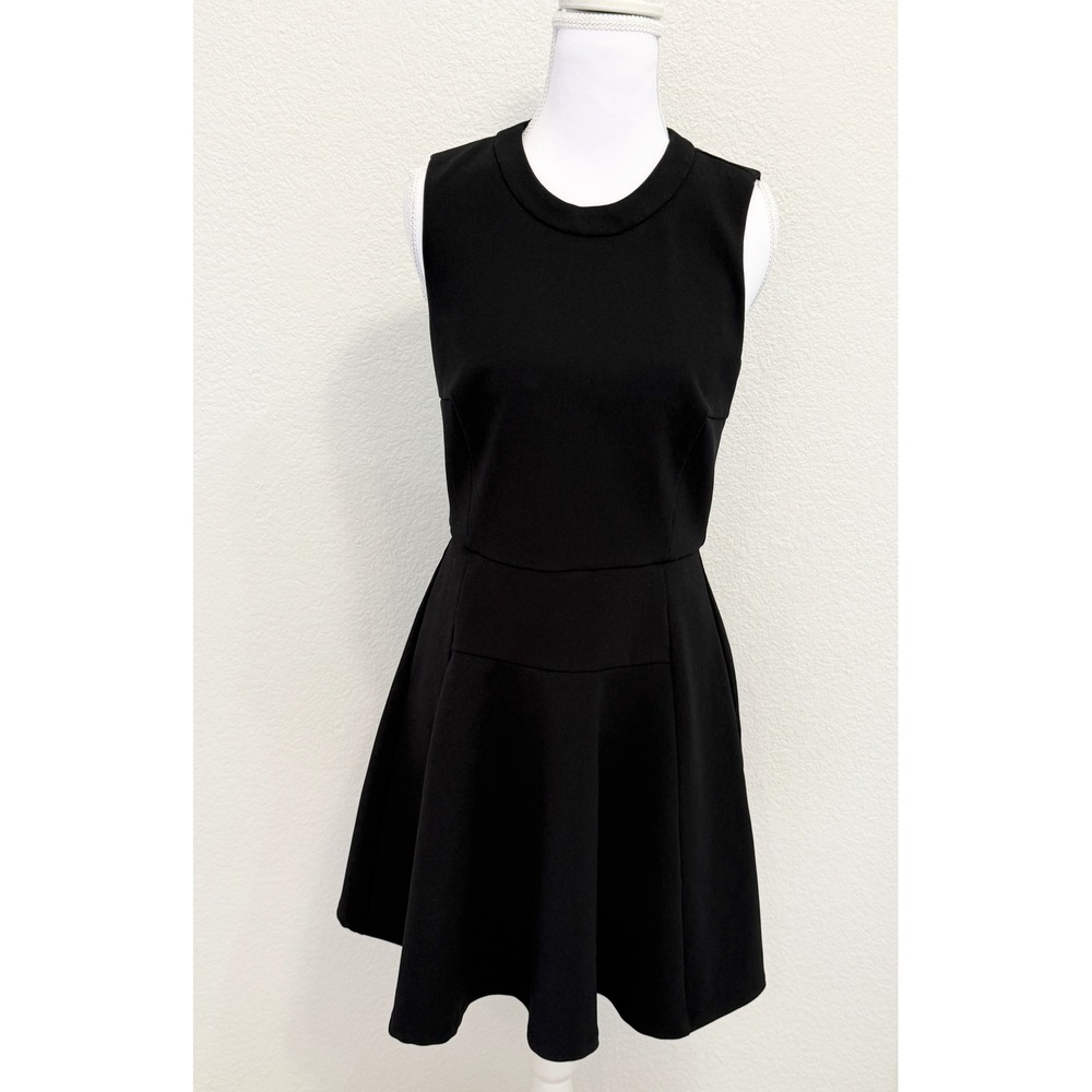 Madewell Black Sleeveless Fit and Flare Dress Size 2